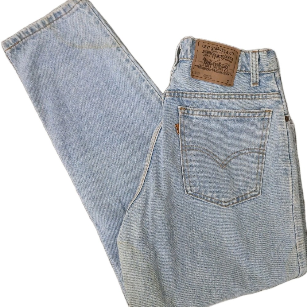 VTG Levi's Orange Tab 951 Relaxed Tapered Fit Women's USA Jeans Size 10 Short